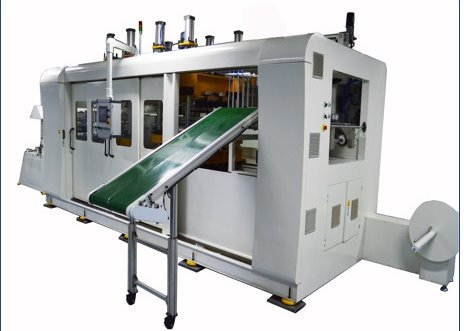 200mm Plastic Molding Equipment Three Section Lunch Box Fully Automatic